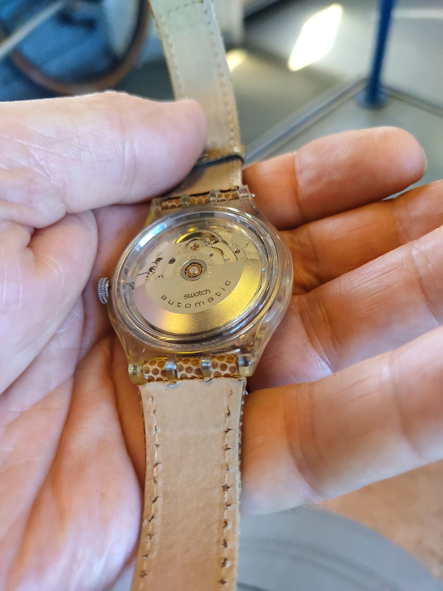 Relógio automático Swatch clássico de coleção