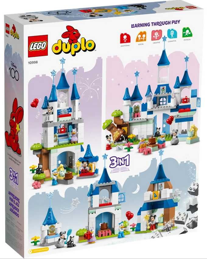 LEGO 10998 Duplo - Magiczny zamek 3 w 1 Nowe