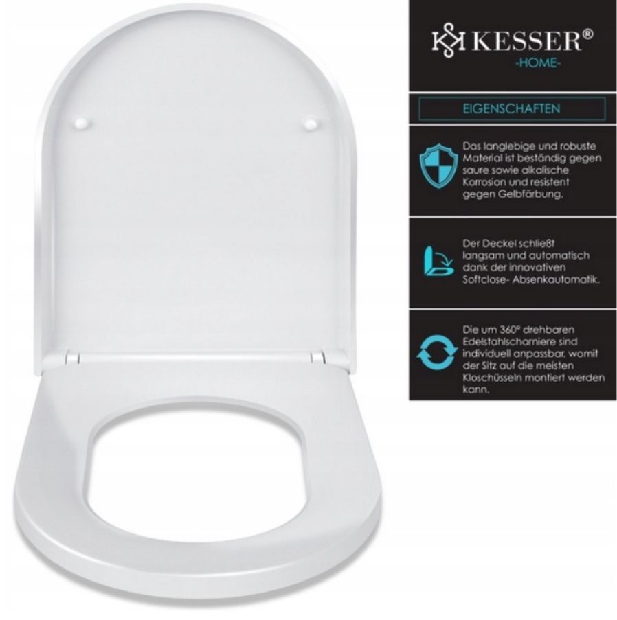 Deska Sedesowa z duroplastu – Softclose, Quickclean, Antybakteryjna