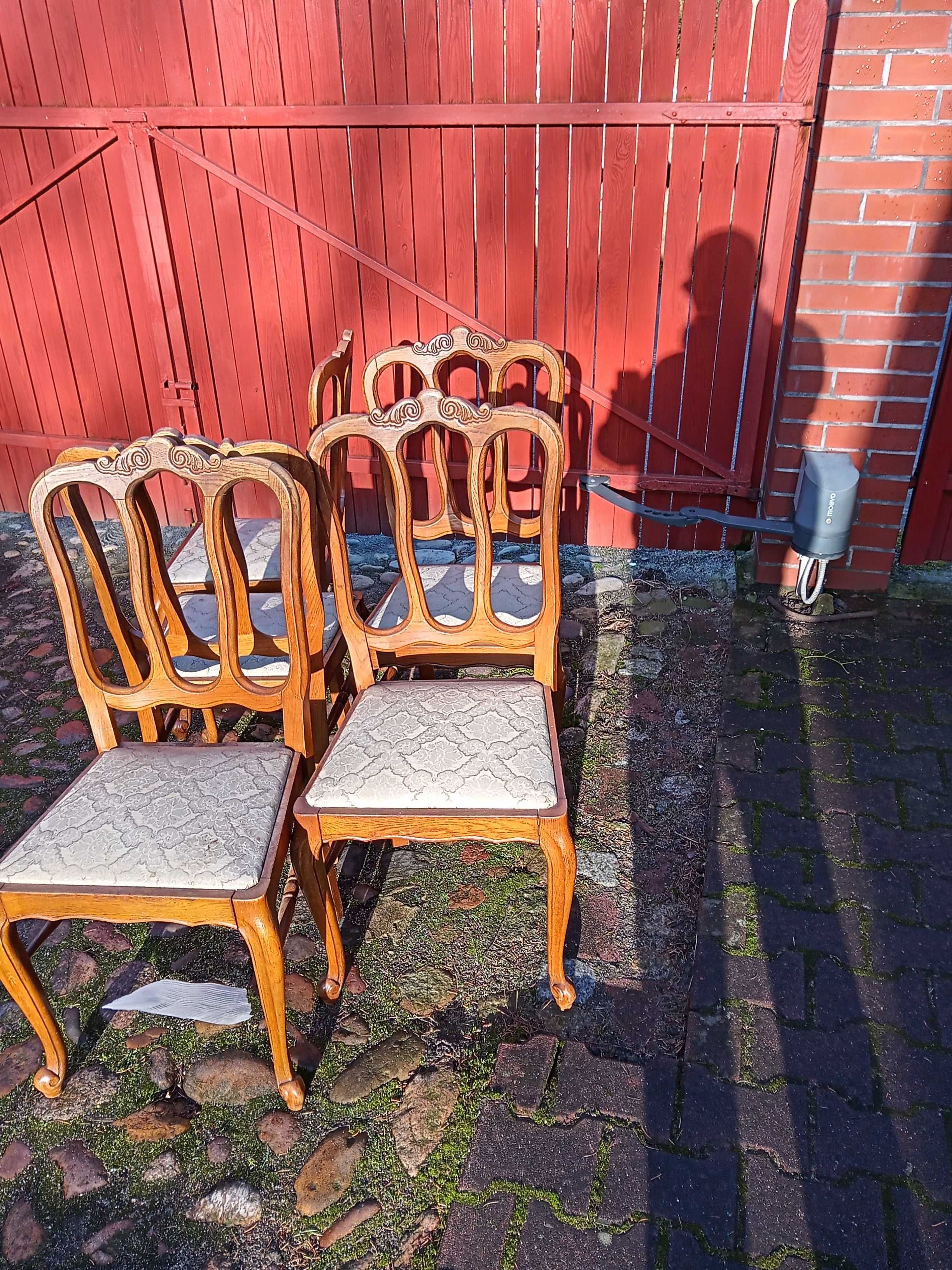 Krzesła Ludwik do renowacji 5 sztuk