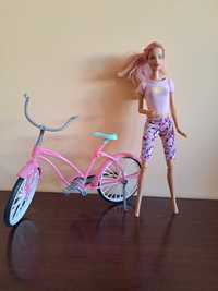 Lalka Barbie Gimnastyczka + ROWER Gratis!