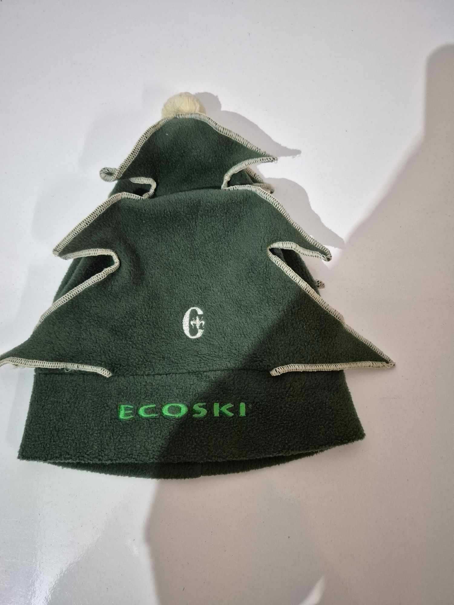 Czapka polarowa świąteczna choinka Conte & Florence