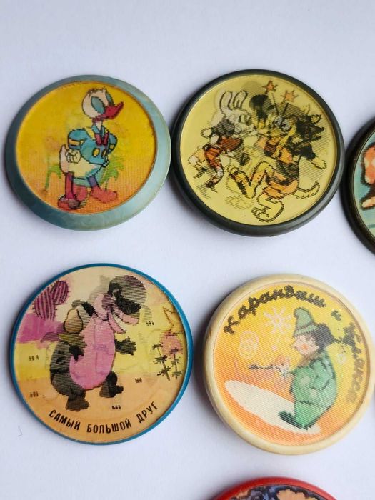 3Д мультяшки звірушки Набір значків період совети ціна за всі