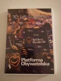 Platforma Obywatelska 2 płyty DVD "10 lat razem" Gdańsk 2011