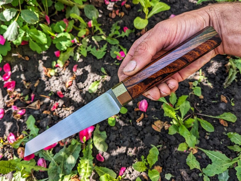 Ніж овочевий ручної роботи, сталь N690