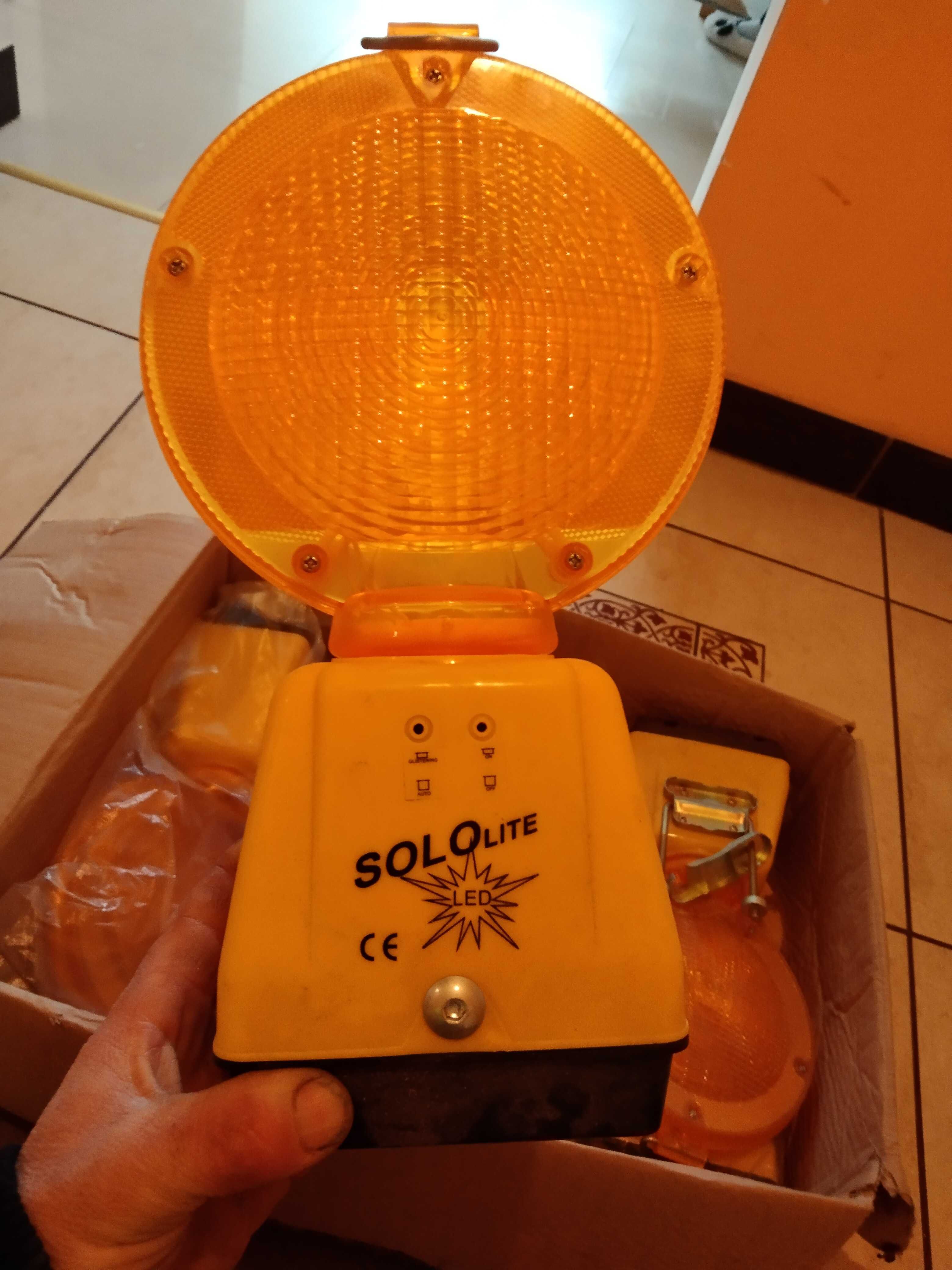 lampy ostrzegawcze Horizont Baustellenleuchte Solo-Lite LED gelb