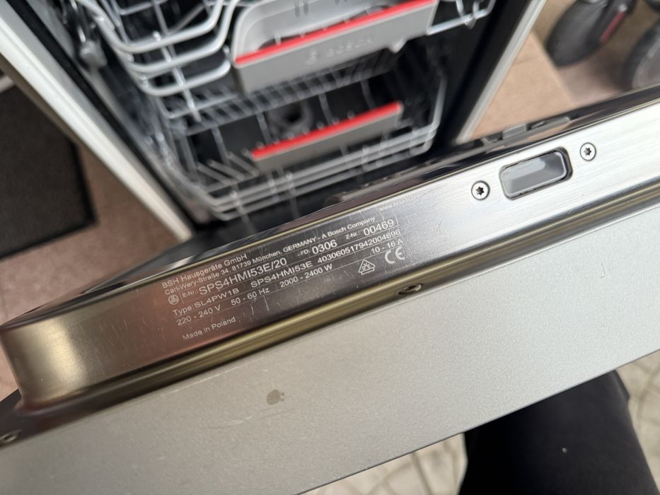 Посудомийна машина/окрема 45см Bosch Serie 4 Home Connect SPS4HMI53E