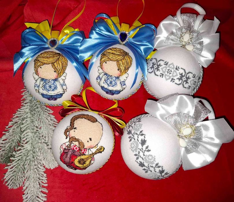 Ялинкова прикраса, іграшка, куля, кулька, новорічна, на ялинку