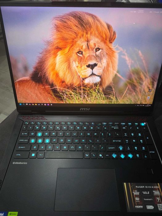 Laptop gamingowy MSI Raider 18 HX AI Ultra 9-285HX/64GB/4TB/RTX 5090