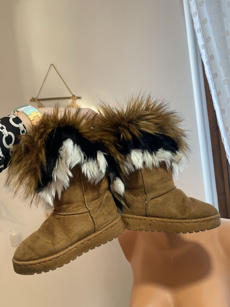 Buty a la emu 28 futerko botki cieple zimowe