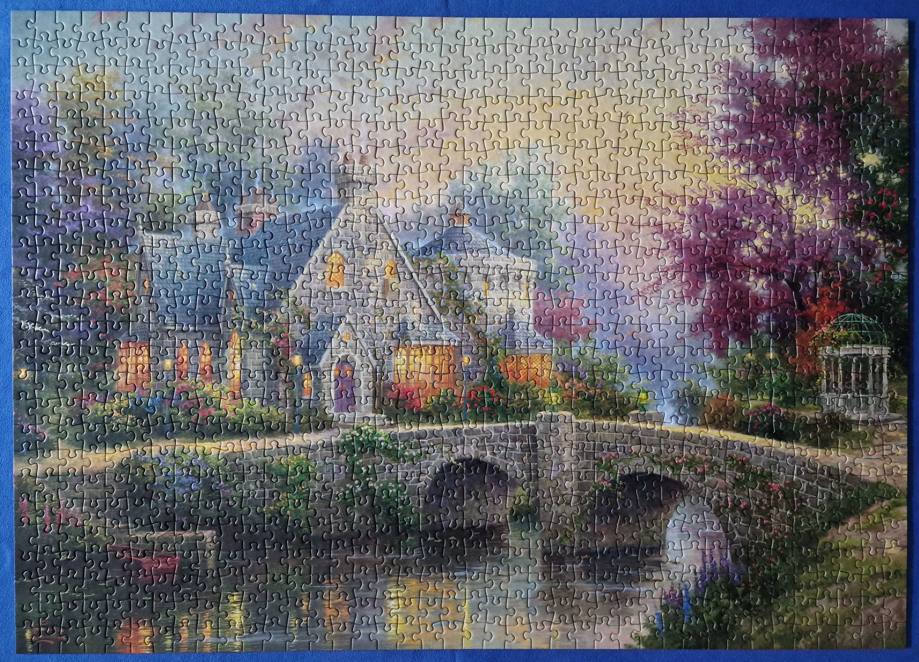 Puzzle Schmidt 2x1000 - Lamplight Manor (Thomas Kinkade)