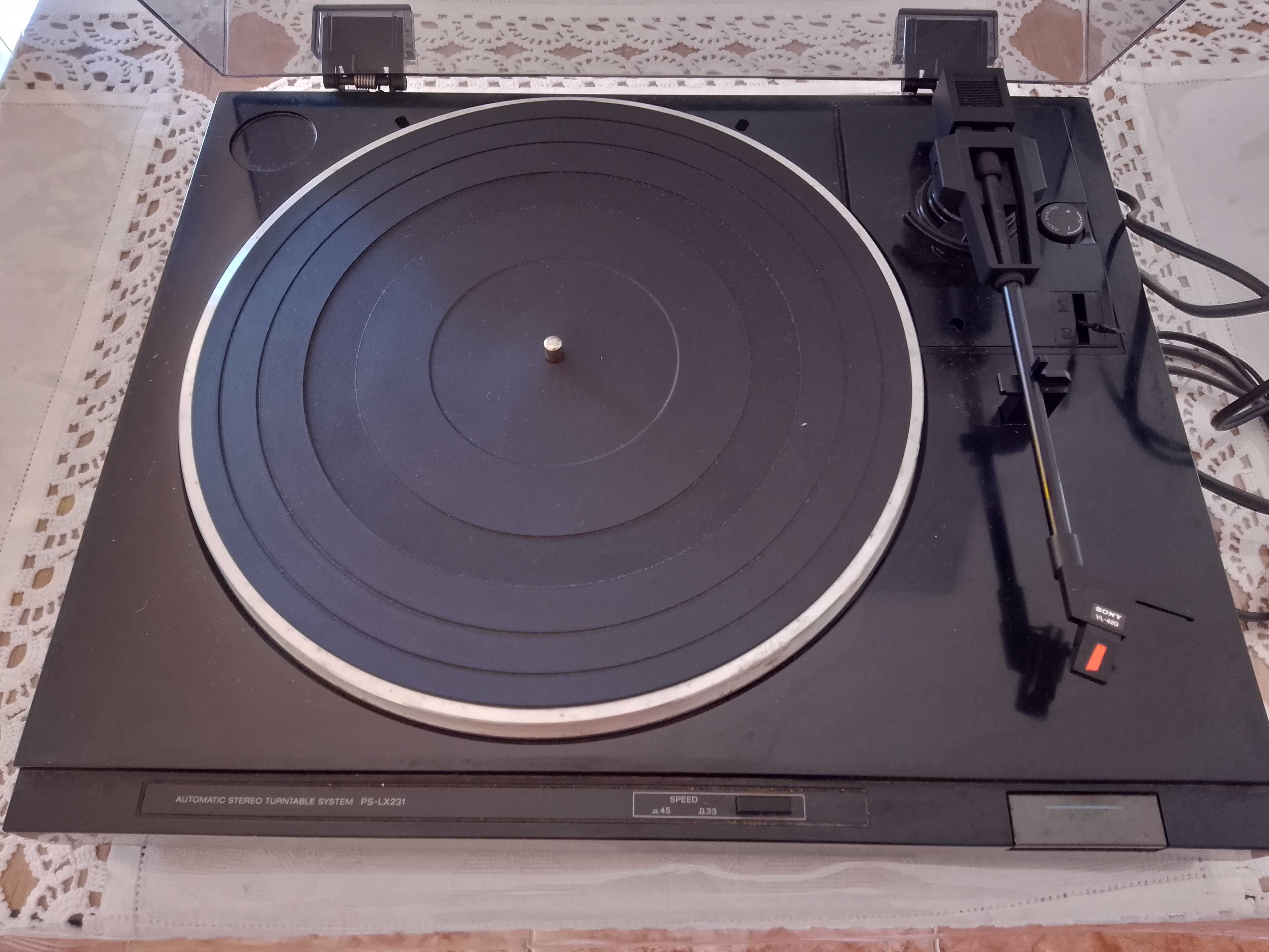 Gira discos Sony PS-LX231