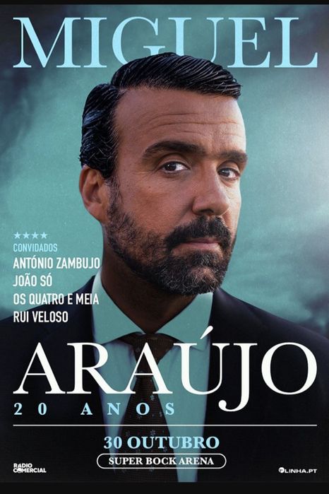 2 bilhetes Miguel Araújo Porto