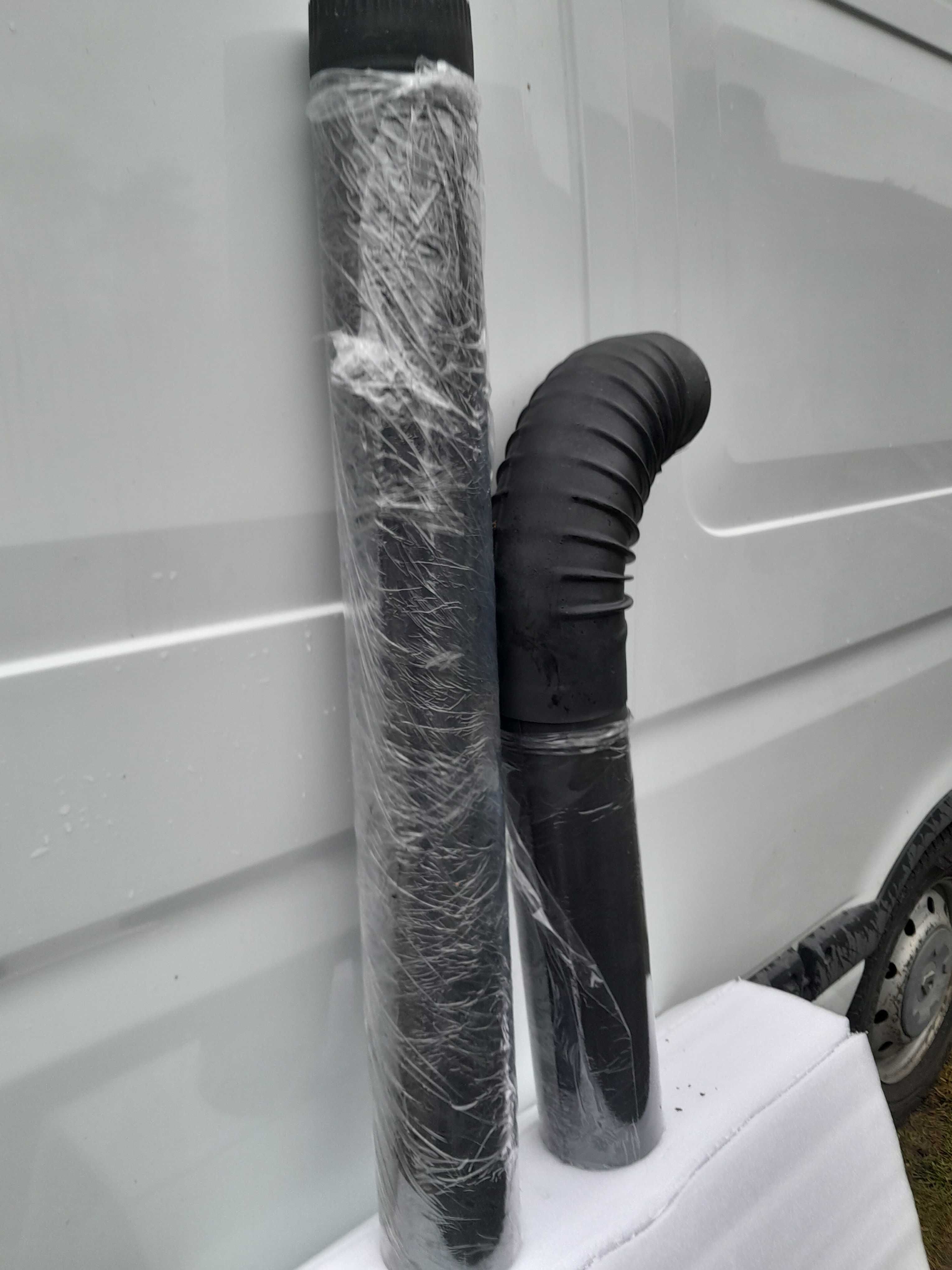 Rura 100 cm  50 cm kolanko - radiator