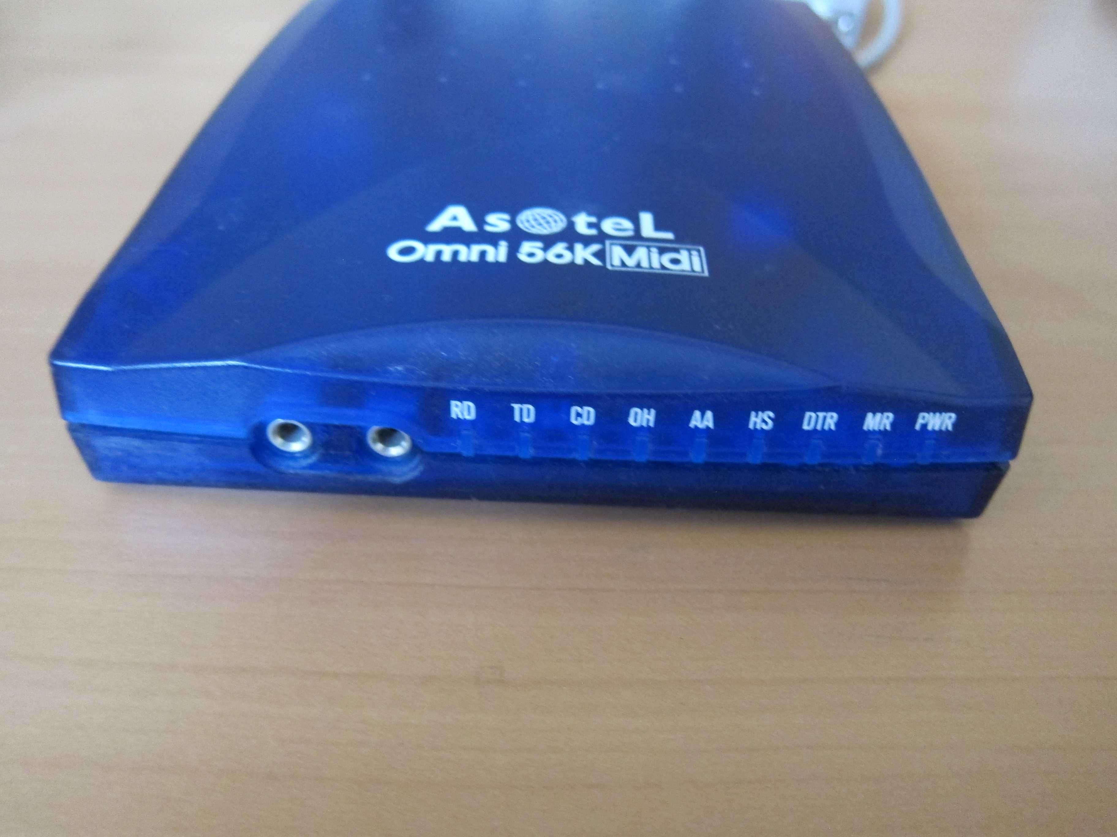 Вінтажній голосовий факсмодем AsotelOmni56K Midi 2004 р.з інструкцією