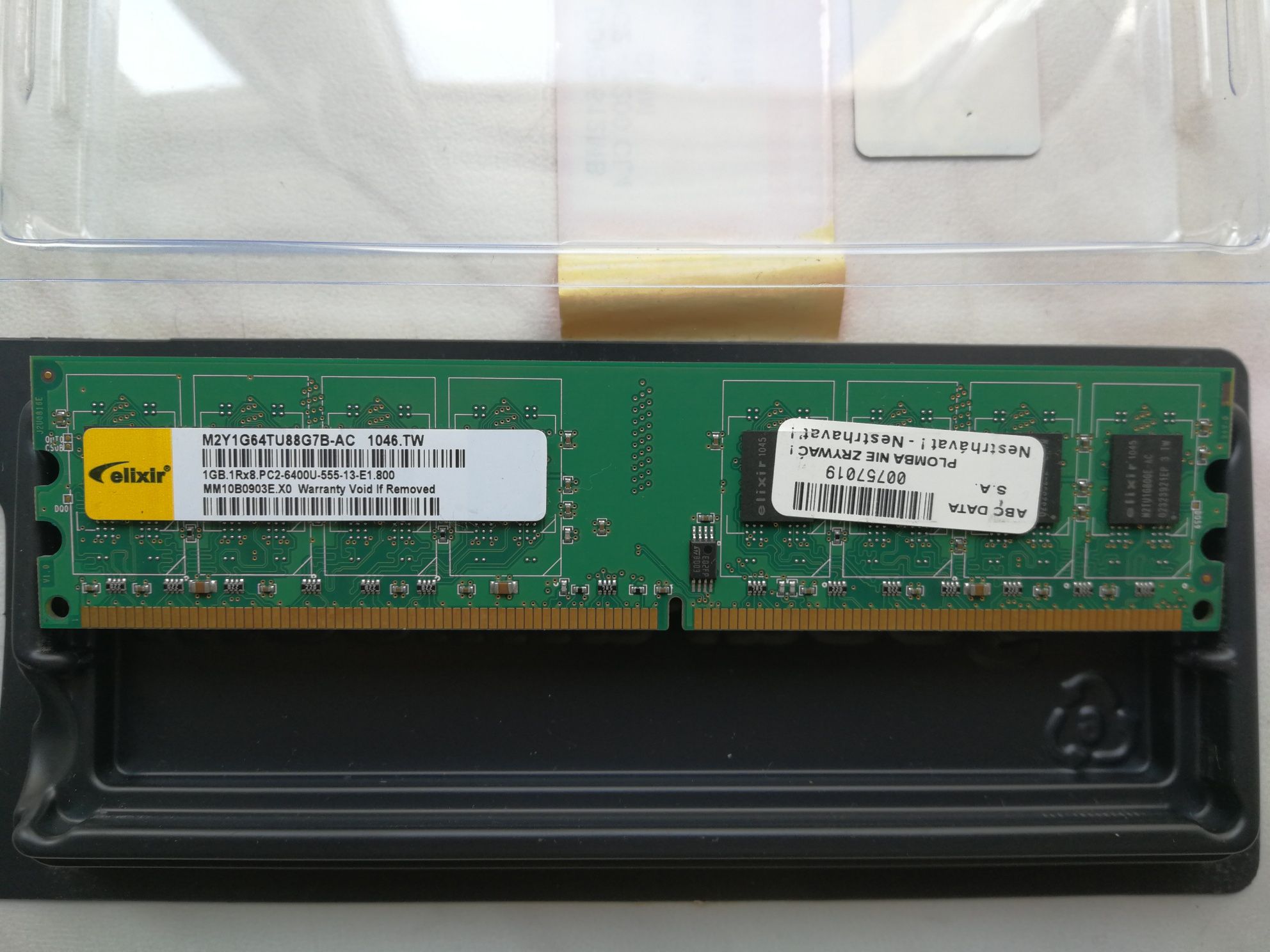 Pamięć Elixir DDR2 1GB 800MHz