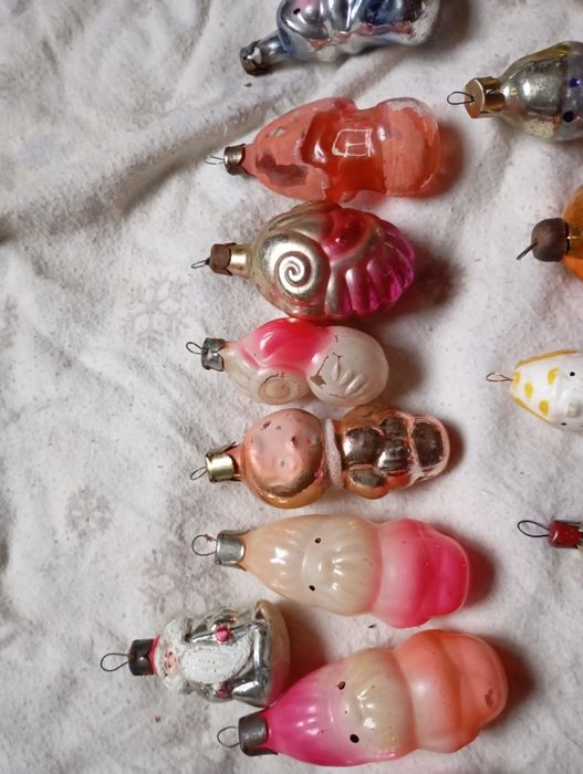 Ёлочные игрушки СССР фигуры