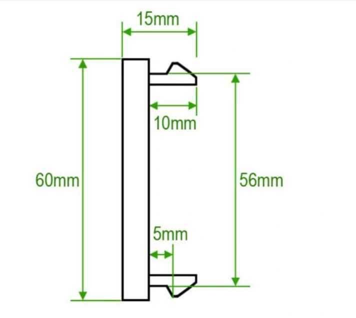 Dekielki JEEP Znaczki Dekielki ALUFELG 60 mm 60/56 DEZENT( OL15D)