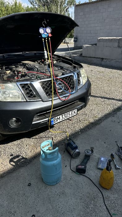 Ремонт и заправка авто кондиционера, услуги авто электрика и механика