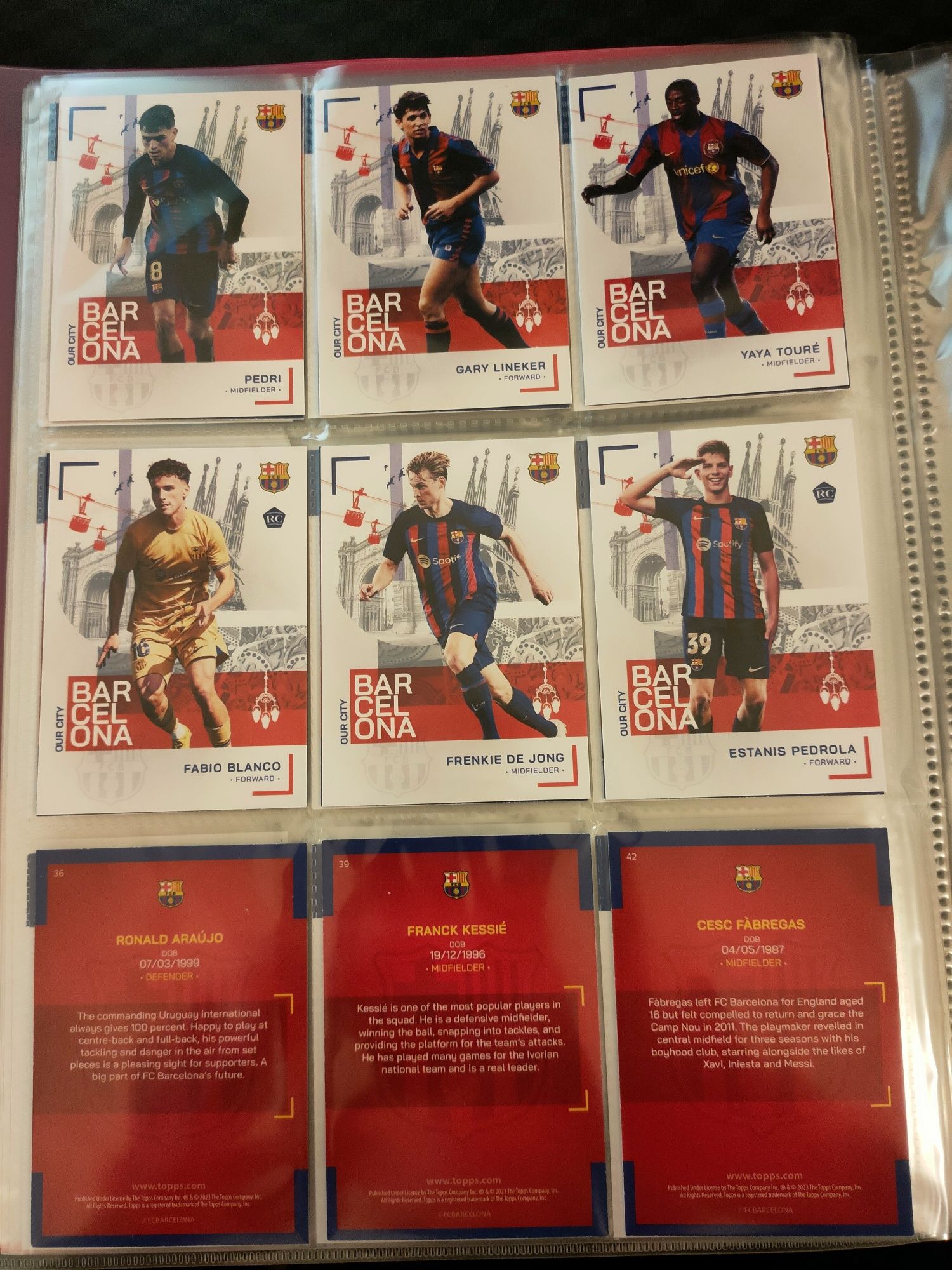 Topps FC Barcelona 23 - zestaw 24 kart!