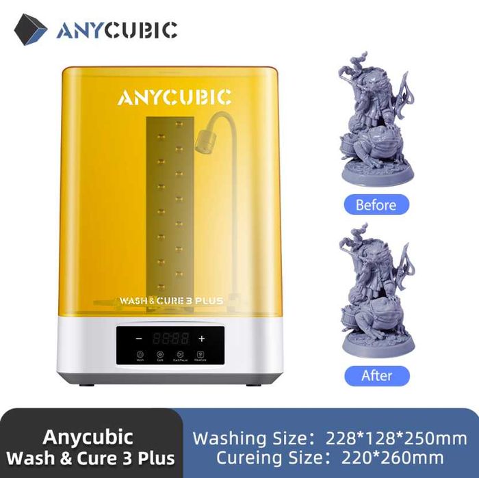 Устройство для очистки и сушки Anycubic Wash and Cure 3 Plus В НАЛИЧИИ