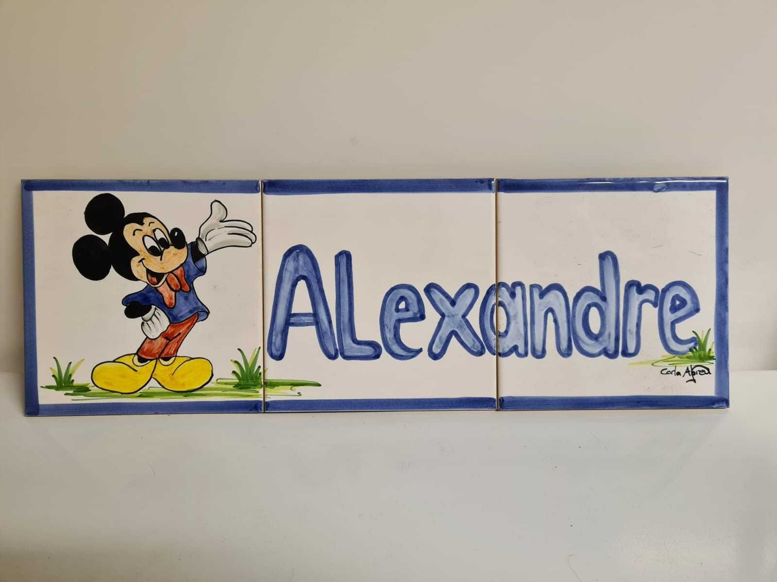 Placa de azulejos Alexandre