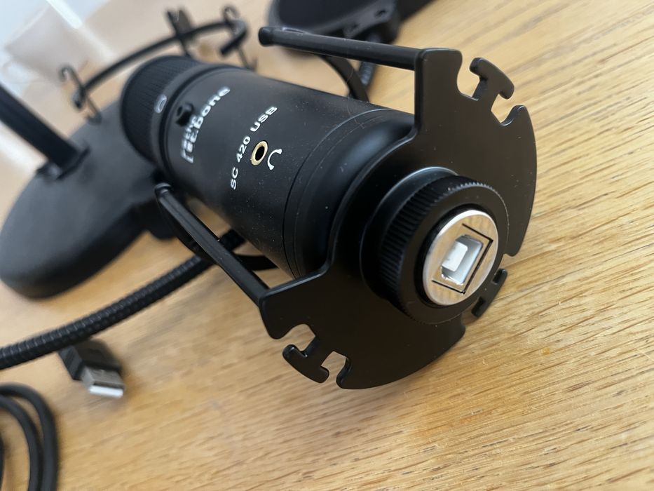 Microfone t.bone SC 420 USB Desktop-Set