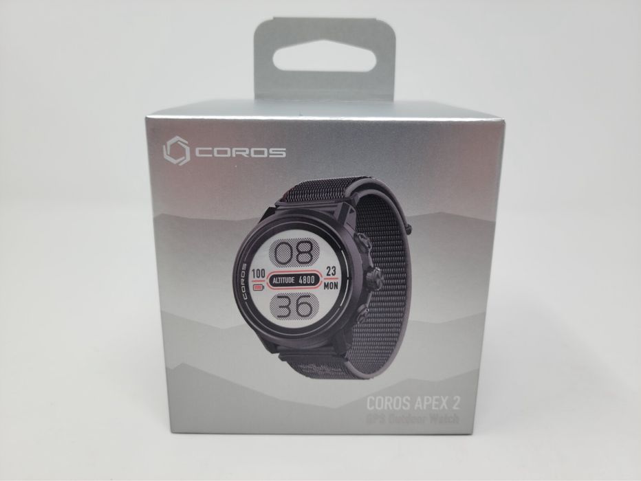 NOWY Coros Apex 2 titanium DLC sapphire black, GPS, mapy topo, 24 mce