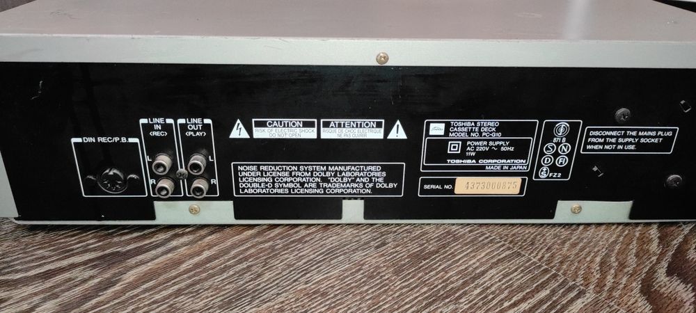 Кассетная дека Toshiba PC-G10