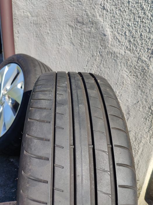 Koła felgi 17 cali Volkswagen VW golf opony Goodyear Eagle F1