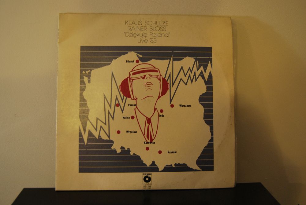 Klaus Schulze - DZIEKUJE POLAND LIVE '83 .2 płytowy winyl exellent
