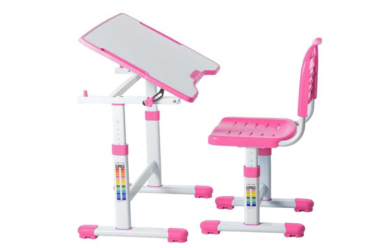 Комплект парта + стул трансформеры Sole ll Pink-s FUNDESK. Рассрочка