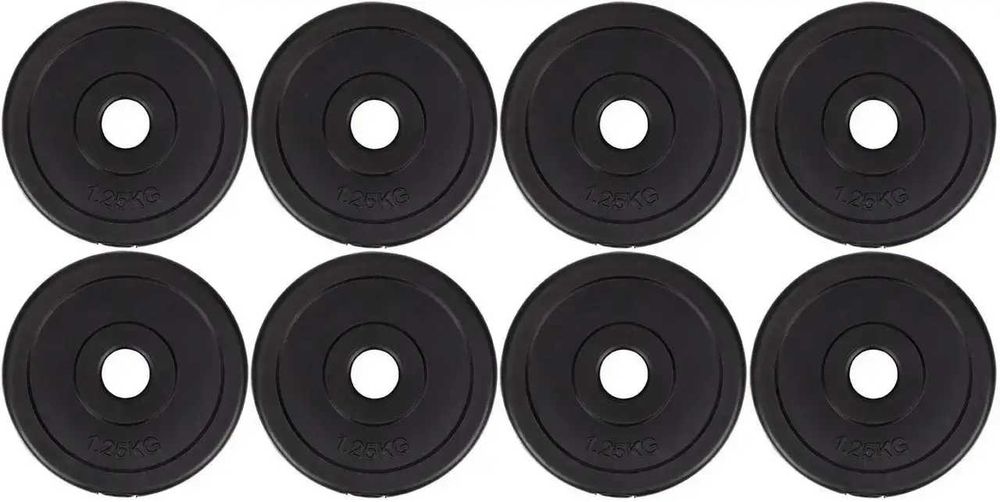 Розбірні гантелі 2×6 кг з композитними дисками – для фітнесу