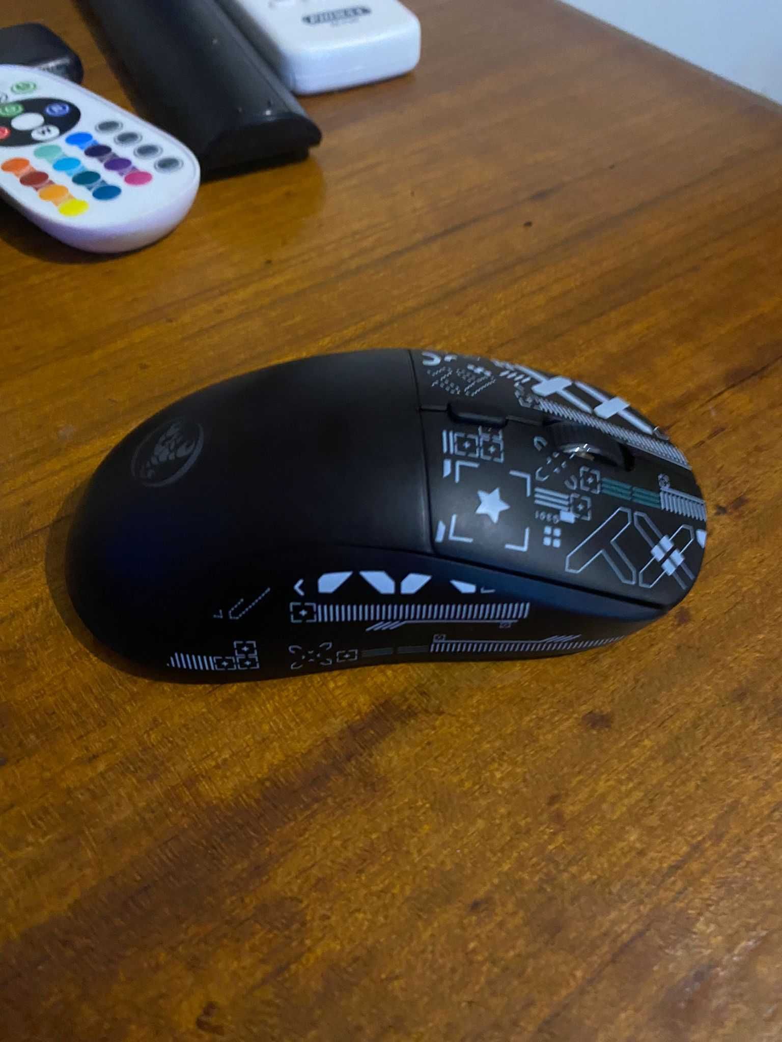 Rato (mouse) pc sem fios rgb