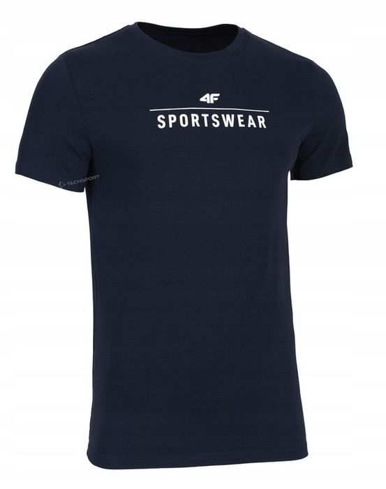 4f Męska Koszulka T-shirt Bawełna / rozm L