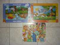 PUZZLE Kubuś Puchatek Tomi Jerry Trzy komplety Lublin