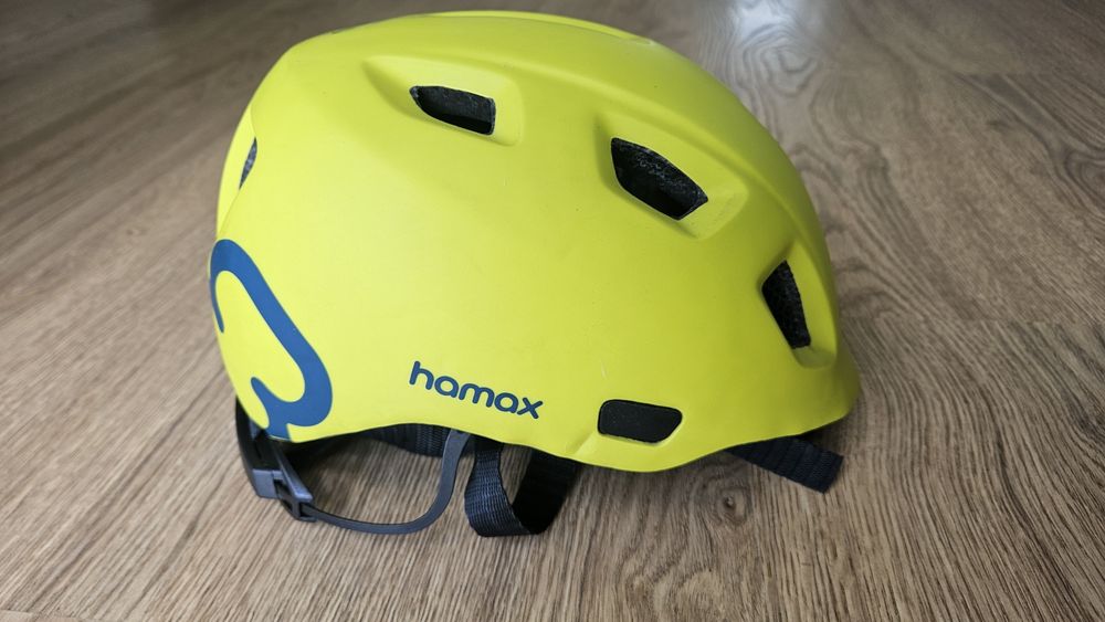 Kask Hamax rozmiar S żółty 47-52cm dziecięcy