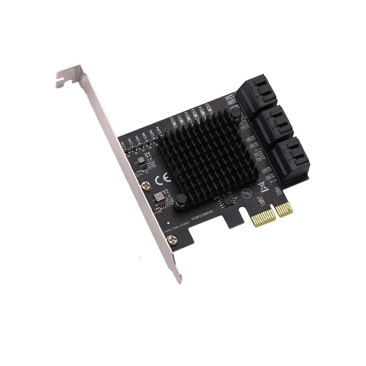 Контроллер адаптер 2, 4, 6 и 8 портов SATA, eSATA, IDE на PCI-e x1, x4