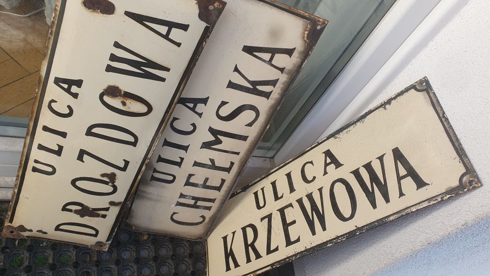 Tabliczka ulicy CHEŁMSKA
