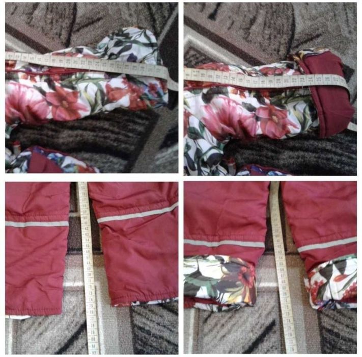 Зимовий комплект костюм куртка на підстьожці і штани-комбінезон зр 86