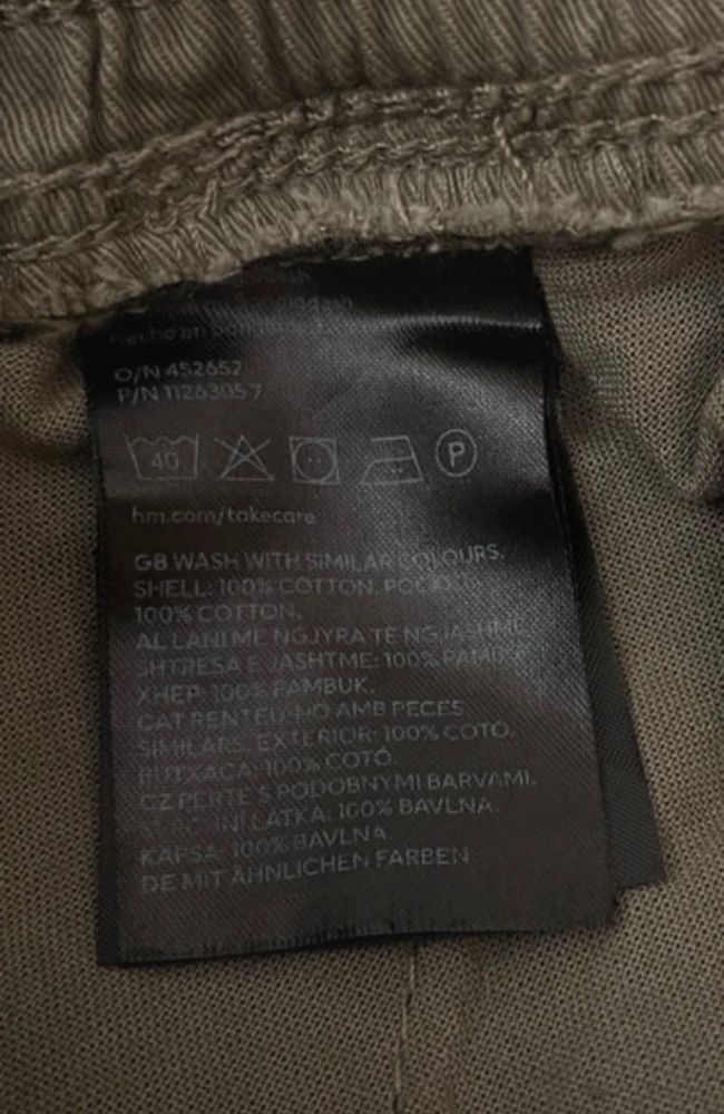 Calções cargo 14 anos / 164cm H&M