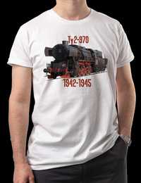 Koszulka T-shirt dziecięca 9/11 lat z Lokomotywa Ty2-970