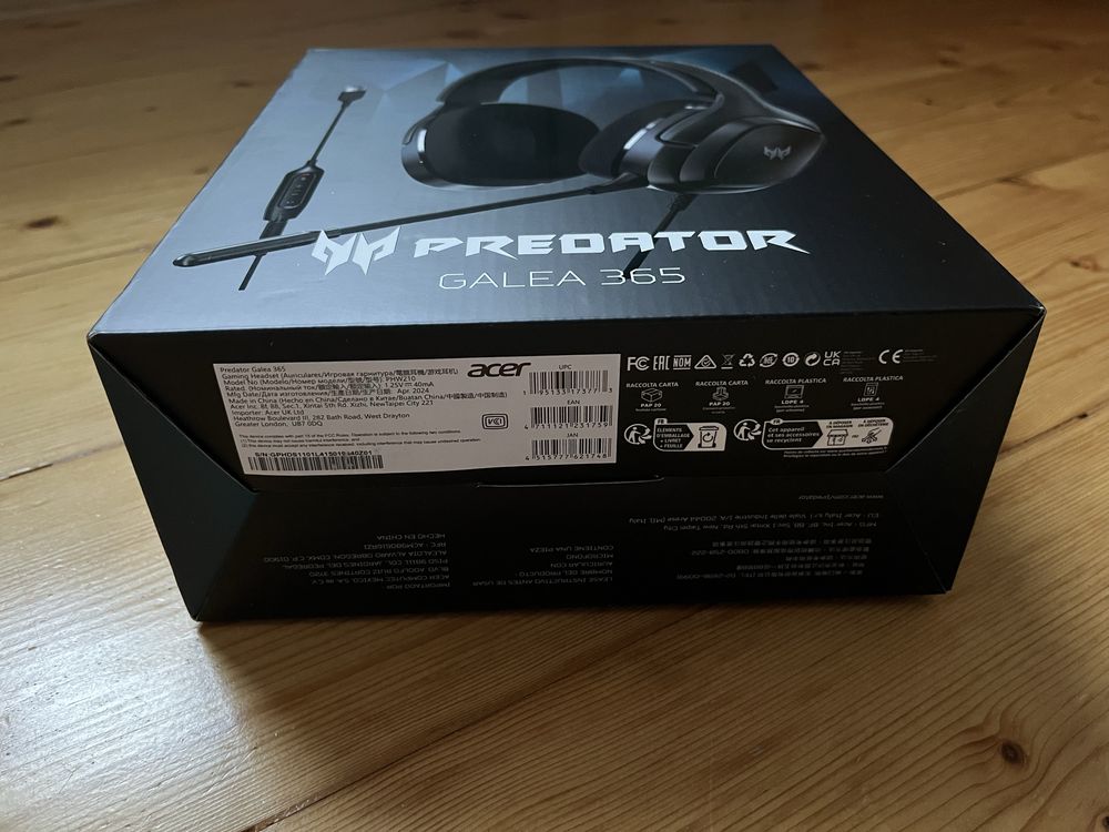 Acer Predator GALEA 365 – Nowe słuchawki gamingowe!