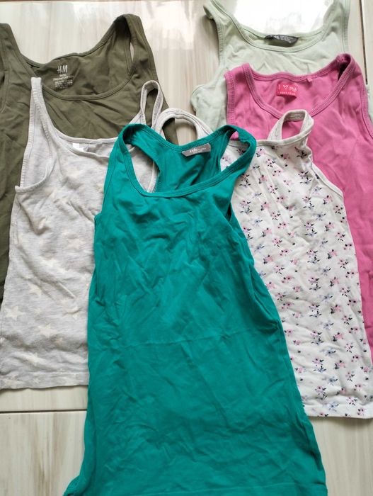 6 podkoszulek dla dziewczynki