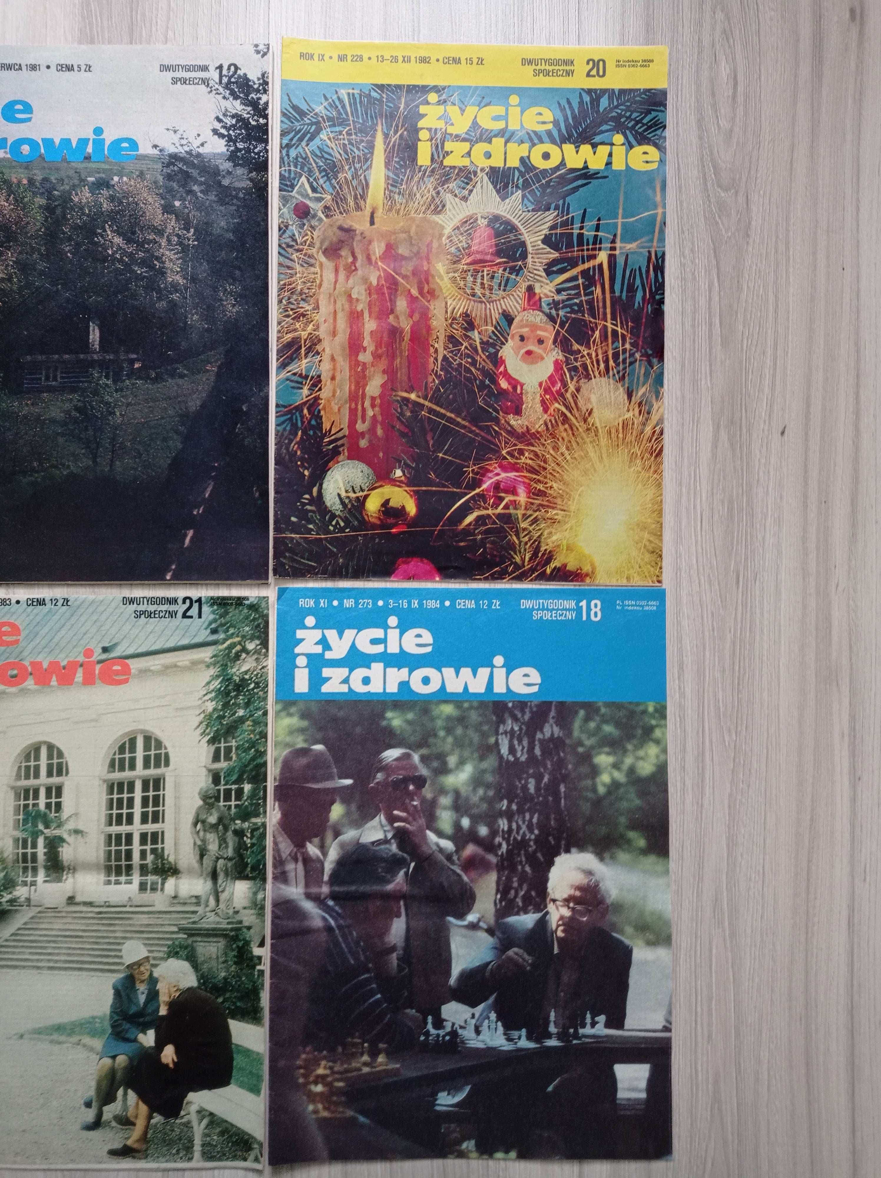 Życie i zdrowie 1981, 1982, 1983, 1984