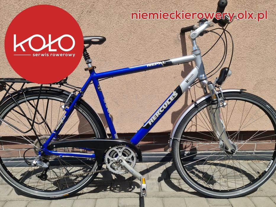 Rower męski trekkingowy HERCULES koła 28 SHIMANO DEORE wysyłka