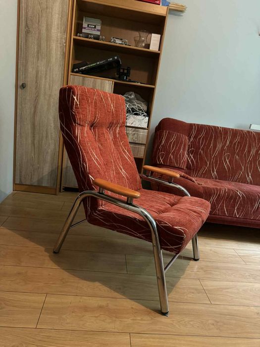 Łóżko plus dwa fotele