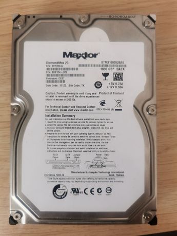 Жесткий диск Maxtor HDD 1 tb 7200 32