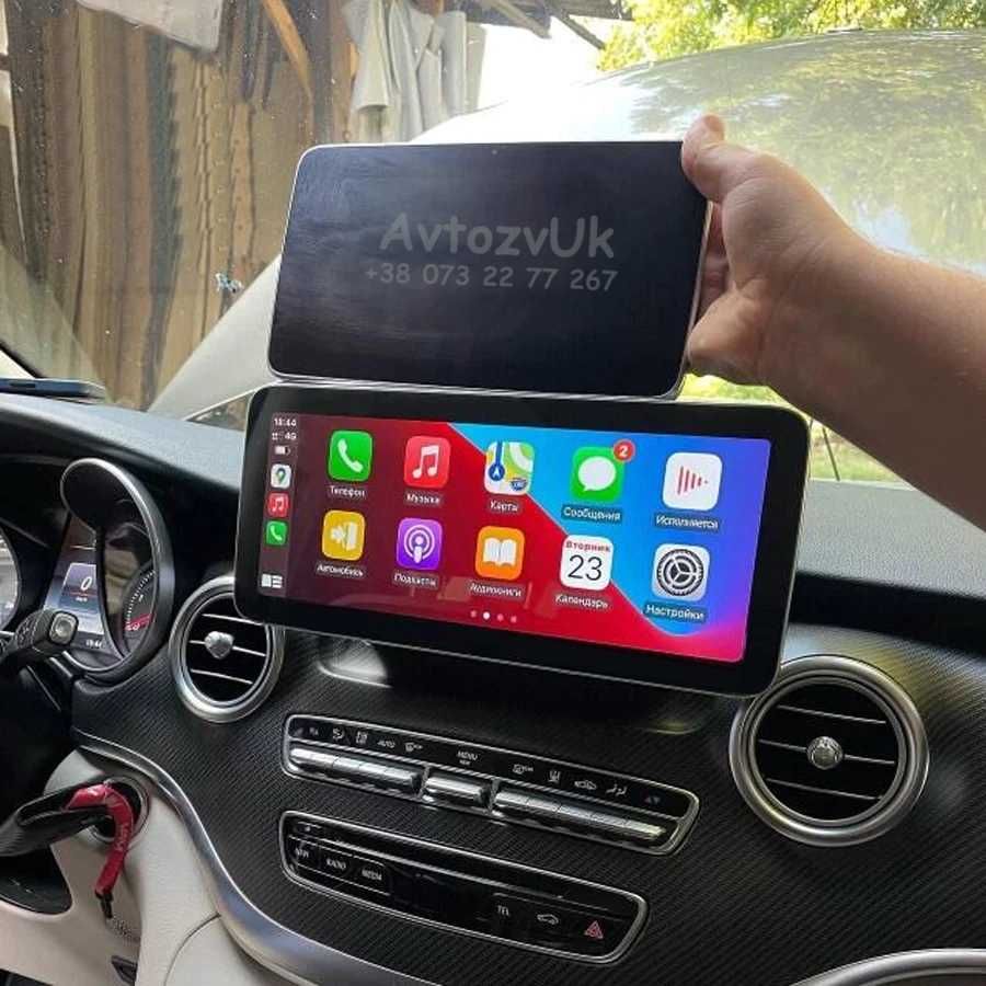 Дисплей V-Class MERCEDES BENZ w447 GPS USB TVAndroid CarPlay