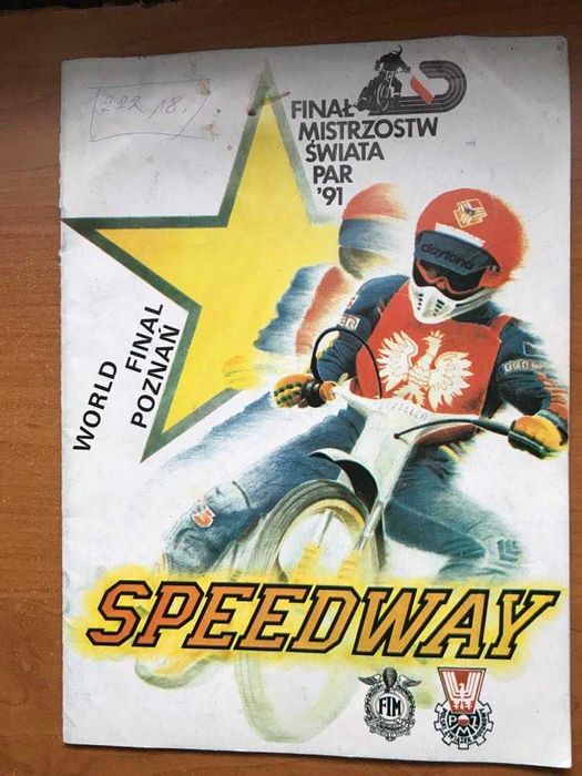 Program żużlowy Finał MŚP [Poznań, 1991r.]